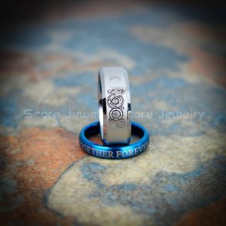 Doctor Who Rings, Doctor Who Wedding Rings, 2 Piece Couple Set Doctor Who Rings, Gallifreyan Rings, Doctor Who Jewelry, Doctor Who Wedding Bands, Doctor Who Wedding Rings