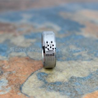 Circuit Board Rings, Circuit Board Jewelry, Technology Ring, Engineer Rings, Silver Circuit Board Rings, Silver Tungsten Ring, Geek Rings, Geek Jewelry