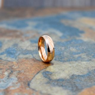 Baseball Ring, Baseball Stitch Pattern Ring, 14K Rose Gold Tungsten Ring, Baseball Jewelry, Rose Gold Wedding Band, Rose Gold Wedding Ring