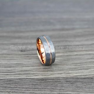 Hammered Tungsten Ring, 8mm Silver Tungsten Wedding Band, Hammered Wedding Band, Silver Hammered Wedding Ring, Silver Wedding Ring