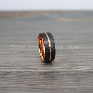 Hammered Tungsten Ring, 8mm Black Tungsten Wedding Band, Hammered Wedding Band, Black Hammered Wedding Ring, Black Wedding Ring