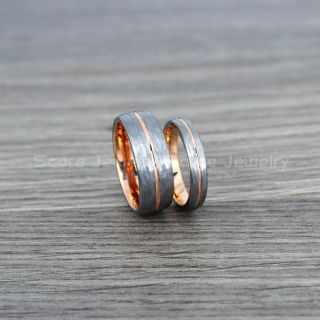Hammered Rings, Hammered Wedding Bands, 2 Piece Couple Set Silver Wedding Bands, Silver Hammered Tungsten Bands, Silver Wedding Rings, Silver Tungsten Wedding Rings