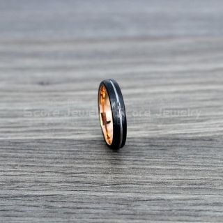 Hammered Tungsten Ring, 6mm Black Tungsten Wedding Band, Hammered Wedding Band, Black Hammered Wedding Ring, Black Wedding Ring
