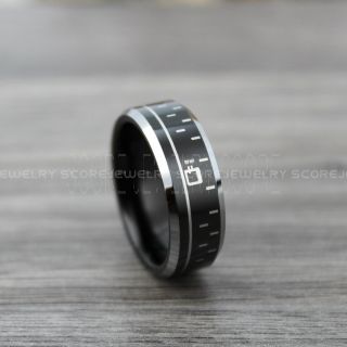 Camera Lens Dials Ring, Photography Ring, Camera Ring, Lens Ring, Camera Lens Ring, Black Ring, Black Tungsten Wedding Band, Black Wedding Band