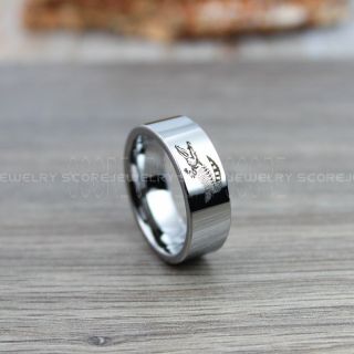 Alligator Ring, Alligator Jewelry, Silver Tungsten Wedding Ring, Silver Tungsten Wedding Band, Flat Edge Polished Finish, Silver Wedding Ring