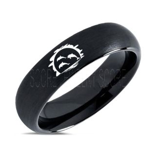 Dolphins Ring, Dolphin Heart Ring, Dolphin Wedding Ring, Dolphin Wedding Band, Marine Life Ring, Bottlenose Dolphins Ring, Black Tungsten Ring, Black Wedding Band, Ocean Life Wedding Band
