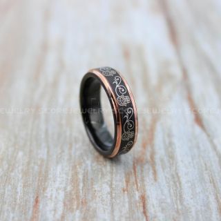 Hamsa Ring, Evil Eye Ring, Ancient Egyptian Symbol of Protection Royal Power and Good Health Design Ring, Hand of Fatima Jewelry, Black Tungsten Ring