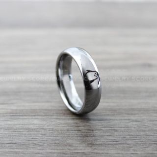 Penguin Ring, Penguin Ring, Baby Penguin Ring, Silver Tungsten Ring, Silver Tungsten Band, Tungsten Wedding Ring, Penguin Couples Ring, Silver Wedding Ring