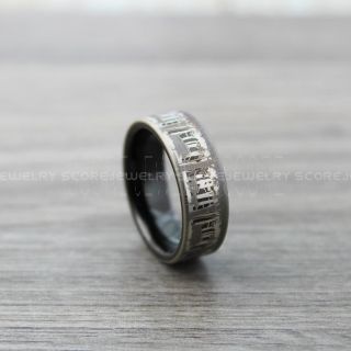 Wild Hog Ring, Hog Hunting Ring, Hunting Dogs Hunting Wild Hog in Forest Tungsten Ring, Crossbow Hog Hunting Ring, Crossbow Hog Ring