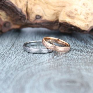 Hammered Rings, 2 piece Couple Set Hammered Tungsten Rings, Silver Tungsten Wedding Bands, Hammered Wedding Bands, Rose Gold Hammered Wedding Rings, Rose Gold Wedding Rings