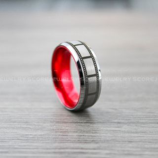 Filmstrip Ring, Photography Ring, Camera Ring, Lens Ring, Camera Lens Ring, Silver Ring, Silver Tungsten Wedding Band, Silver Wedding Band