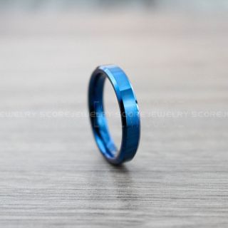 Blue Tungsten Ring, Classic Blue Tungsten Wedding Band, Blue Wedding Band, Blue Wedding Ring, Blue Tungsten Wedding Ring
