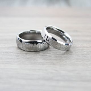 Star Wars Rings, 2 Piece Couple Set Star Wars Rings, Star Wars Wedding Bands, I Love You I Know Ring, Silver Wedding Rings, Silver Tungsten Bands, Star Wars Wedding Bands