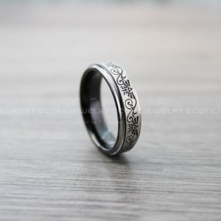 Legend of Zelda Ring, Zelda Triforce Ring, Black Zelda Wedding Ring, Black Tungsten Zelda Wedding Band, Black Tungsten Ring, Black Wedding Band, Gamer Ring