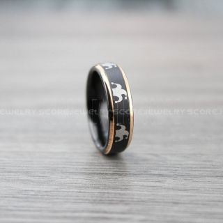 Joker Ring, Joker Wedding Band, Black Wedding Band, Joker Wedding Band, Black Tungsten Wedding Ring, Joker Card Suit Ring, Black Poker Ring