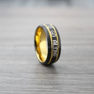 Zelda Ring, Legend of Zelda Ring, It's Dangerous To Go Alone Ring, Zelda Wedding Ring, Zelda Wedding Band, Black Tungsten Ring, Black Wedding Band