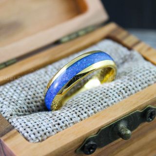 Opal Rings, Blue Opal Wedding Rings, Opal Wedding Bands, Couple Rings, Matching Wedding Bands