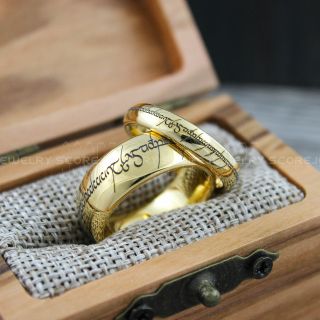 Elvish Ring, Elvish Wedding Ring, Elvish Jewelry, Elvish Wedding, Yellow Gold Wedding Band, Gold Wedding Ring