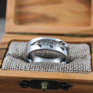 Pike Ring, Northern Pike Ring, Pike Fishing Ring, Fish Hook Ring, Pike Jewelry, Pike Fishing Ring, Fisherman Ring, Fisherman Jewelry