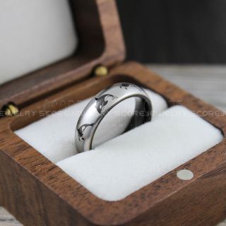 Orca Ring, Killer Whale Ring, Orca Jewelry, Whale Jewelry, Ocean Ring, Ocean Wedding Band, Orca Wedding Band