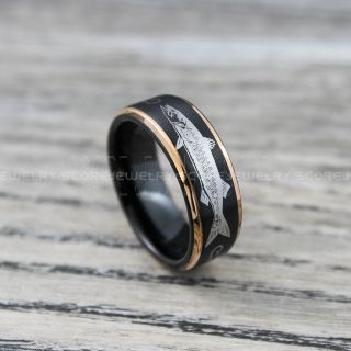 Muskie Ring, Muskellunge Ring, Muskellunge Fishing Ring, Fish Hook Ring, Muskie Jewelry, Muskie Fishing Ring, Fisherman Ring, Fisherman Jewelry