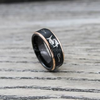 Catfish Ring, Fishing Ring, Fish Hook Ring, Catfish Jewelry, Catfish Fishing Ring, Fisherman Ring, Fisherman Jewelry