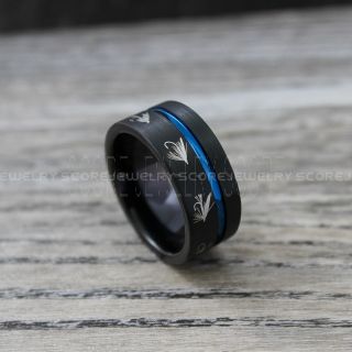 Fishing Ring, Fishing Jewelry, Fisherman Ring, Fish Hooks Ring, Fishing Wedding Band