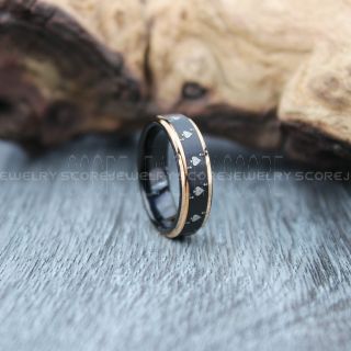 Ace of Spades Ring, Poker Ring, Blackjack Ring, Casino Ring, Joker Ring, Joker Card Suit Ring, Poker Wedding Ring, Black Poker Ring, Card Suit Wedding Band