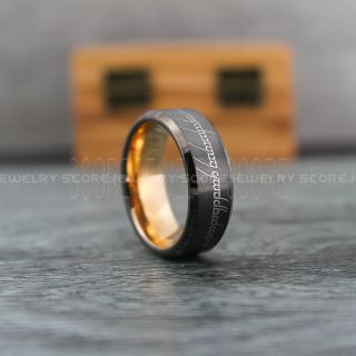 Couple Ring, Elvish Ring, Elvish Wedding Ring, Elvish Wedding, Gunmetal Wedding Band, Gunmetal Wedding Ring