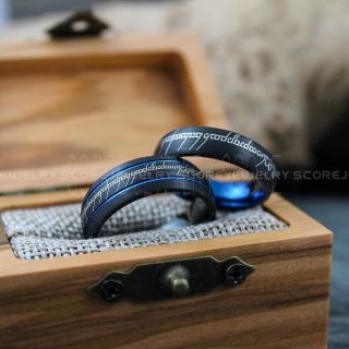 Elvish Rings, Couple Rings, Elvish Wedding Rings, Elvish Wedding, Black Wedding Bands, Black Wedding Rings