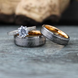 Couple Rings, Elvish Rings, Elvish Wedding Rings, Elvish Wedding, Gunmetal Wedding Bands, Gunmetal Wedding Rings