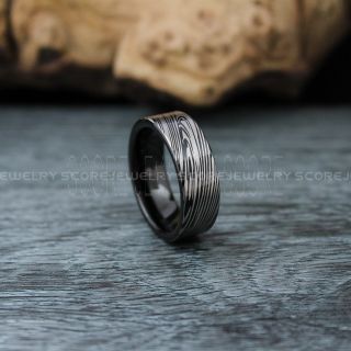 Damascus Steel Ring, Damascus Ring, Damascus Steel Jewelry, Damascus Steel Wedding Ring, Damascus Steel Wedding Band