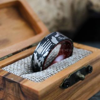 Camo Wedding Band, Camo Ring, Army Ring, Military Ring, Military Jewelry, Army Couple, Army Wife, Army Husband, Military Wife