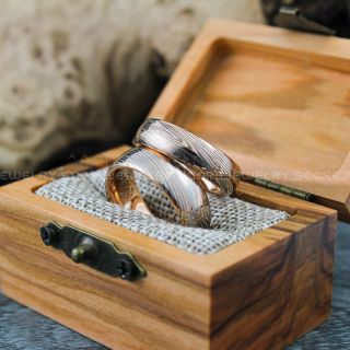 Damascus Steel Rings, Damascus Steel, Couple Rings, Couple Wedding Bands, Matching Rings