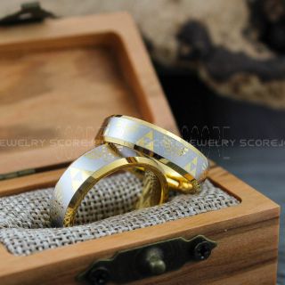 Zelda Ring, Gamer Ring, Gamer Wedding Ring, Legend of Zelda Ring, Triforce Ring, Zelda Wedding Ring, Zelda Wedding Band, Zelda Triforce Ring
