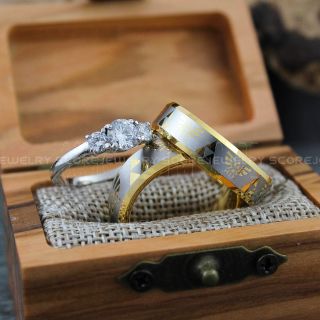 Zelda Rings, Couple Rings, Gamer Rings, Gamer Wedding Rings, Legend of Zelda Rings, Triforce Ring, Zelda Wedding Rings, Zelda Wedding Bands, Zelda Triforce Rings