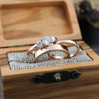 Couple Rings, Matching Wedding Ring, Couple Wedding Rings, Couple Wedding Bands, Rose Gold Wedding Rings