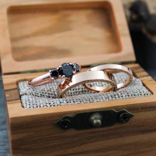 Couple Rings, Matching Wedding Ring, Couple Wedding Rings, Couple Wedding Bands, Rose Gold Wedding Rings