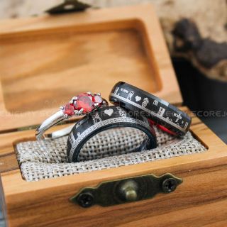 Mario Rings, Couple Rings, Couple Wedding Bands, Gamer Rings, Gamer Wedding Rings, Gamer Wedding Bands, Super Mario Jewelry, Super Mario Brother Rings