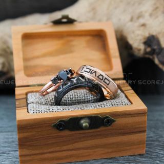 Aurebesh Rings, Aurebesh Wedding Bands, Aurebesh Wedding Rings, Couple Rings, I Love You I Know Rings