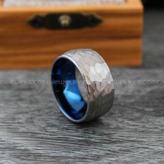 Hammered Ring, 10mm Silver Hammered Ring, Silver Wedding Ring, 10mm Silver Wedding Band