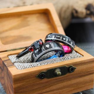 Mario Rings, Couple Rings, Couple Wedding Bands, Gamer Rings, Gamer Wedding Rings, Gamer Wedding Bands, Super Mario Jewelry, Super Mario Brother Rings