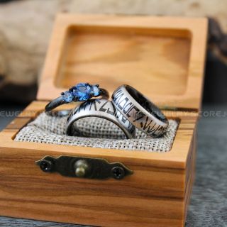 Aurebesh Rings, Aurebesh Wedding Bands, Aurebesh Wedding Rings, Couple Rings, I Love You I Know Rings