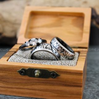 Aurebesh Rings, Aurebesh Wedding Bands, Aurebesh Wedding Rings, Couple Rings, I Love You I Know Rings