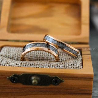 Rose Gold Wedding Rings, Couple Rings, Rose Gold Wedding Bands, Couple Wedding Ring, Matching Couple Rings