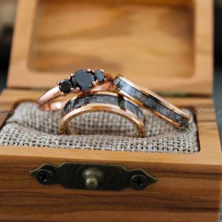 Rose Gold Wedding Rings, Couple Rings, Rose Gold Wedding Bands, Couple Wedding Ring, Matching Couple Rings