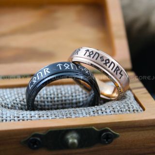 Vikings Rings, Vikings Runes Wedding Bands, Runes Wedding Rings, Couple Rings, Nordic Runes Ring, Vikings Wedding