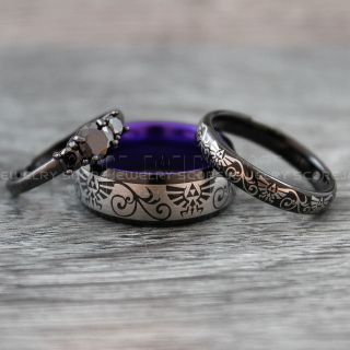 Zelda Rings, Couple Rings, Gamer Rings, Gamer Wedding Rings, Legend of Zelda Rings, Triforce Rings, Zelda Wedding Rings, Zelda Wedding Bands, Zelda Triforce Rings