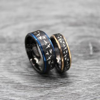 Flying Ducks Rings, Geese Rings, Duck Wedding Rings, Duck Wedding Bands, Geese Jewelry, Flying Ducks Rings