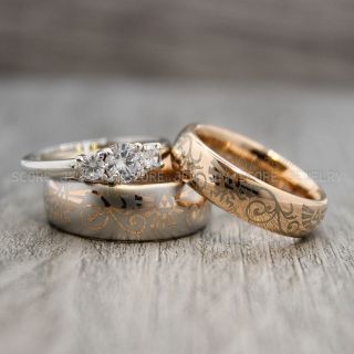 Zelda Rings, Couple Rings, Gamer Rings, Gamer Wedding Rings, Legend of Zelda Rings, Triforce Rings, Zelda Wedding Rings, Zelda Wedding Bands, Zelda Triforce Rings